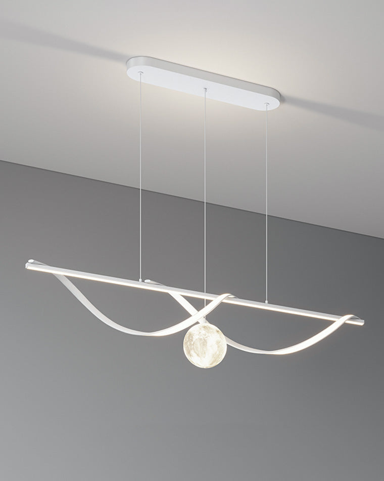 WOMO Moon Sculptural Linear Chandelier-WM2239