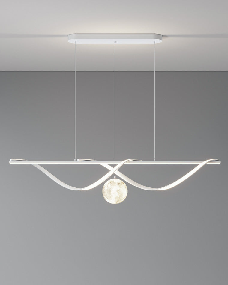 WOMO Moon Sculptural Linear Chandelier-WM2239