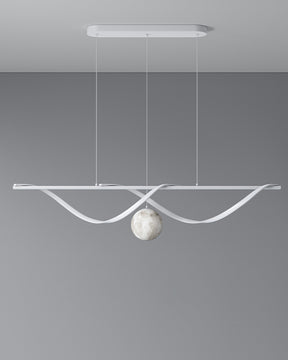 WOMO Moon Sculptural Linear Chandelier-WM2239