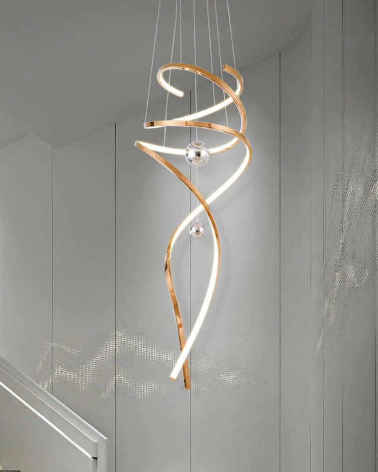 WOMO Spiral Foyer Chandelier-WM2246