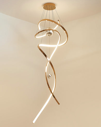 WOMO Spiral Foyer Chandelier-WM2246