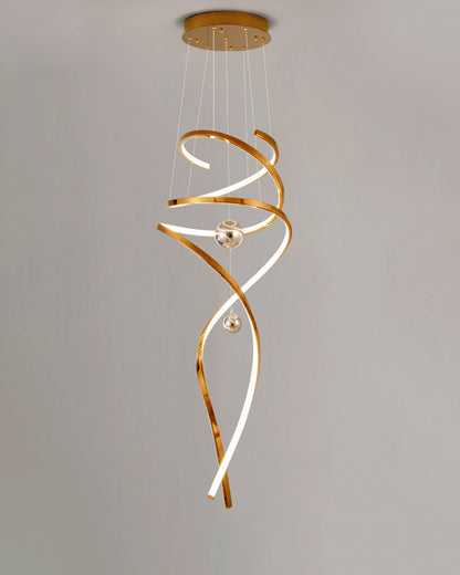 WOMO Spiral Foyer Chandelier-WM2246