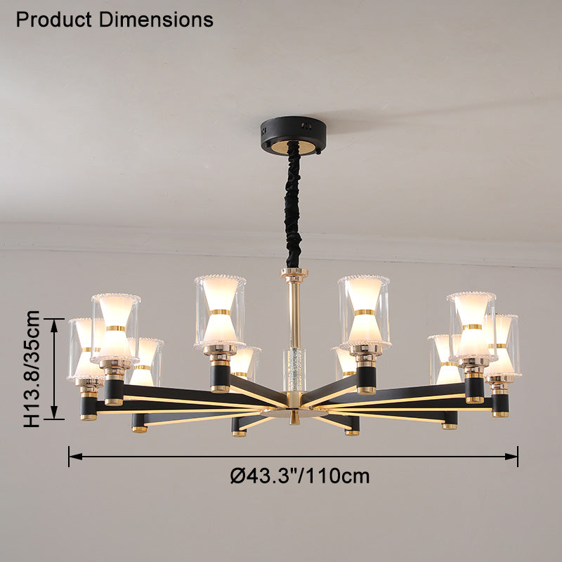 WOMO Modern Pillar Candle Chandelier-WM2250