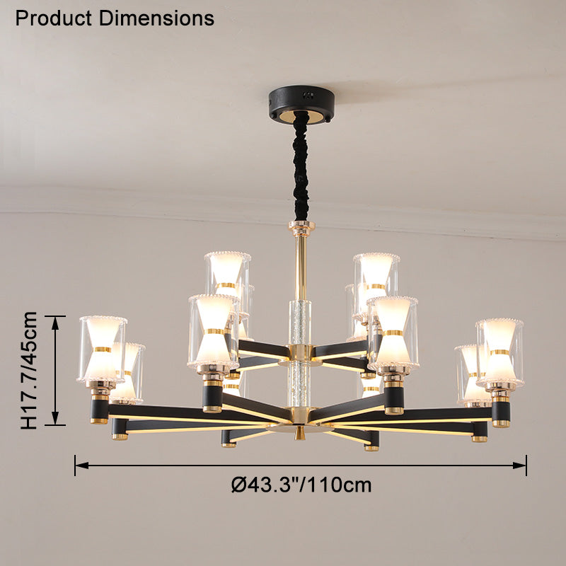 WOMO Modern Pillar Candle Chandelier-WM2250