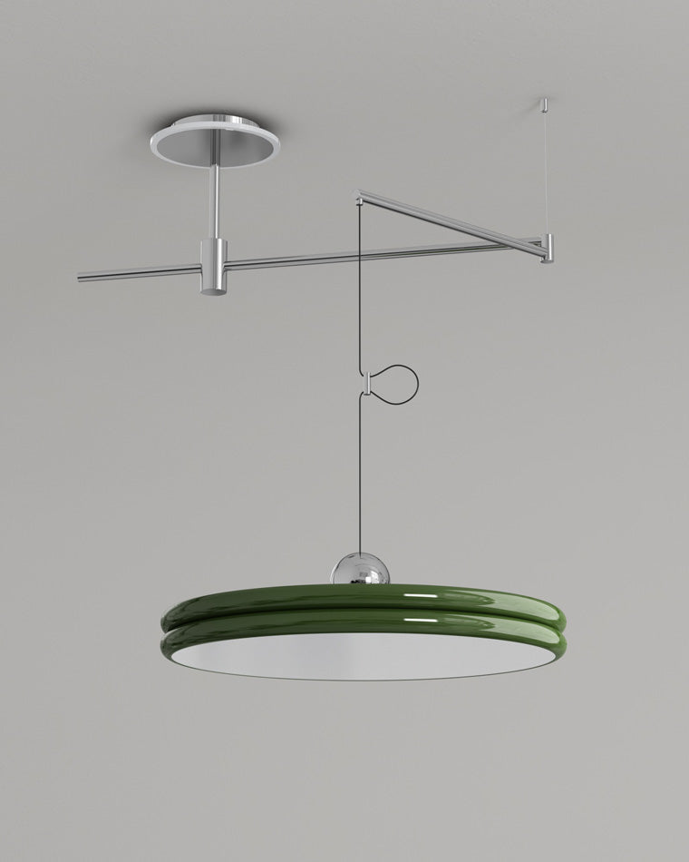 WOMO Disc Offset Pendant Light-WM2251