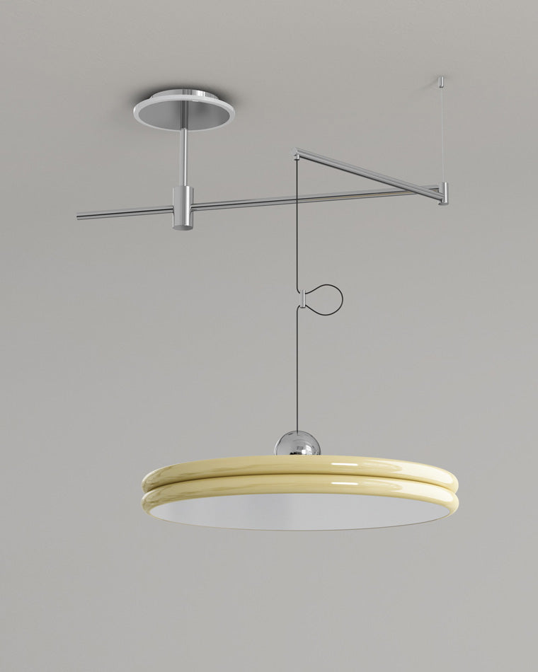 WOMO Disc Offset Pendant Light-WM2251