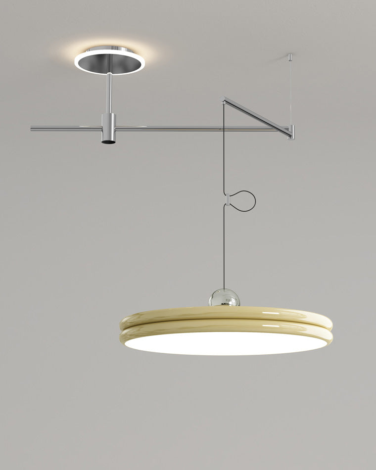 WOMO Disc Offset Pendant Light-WM2251