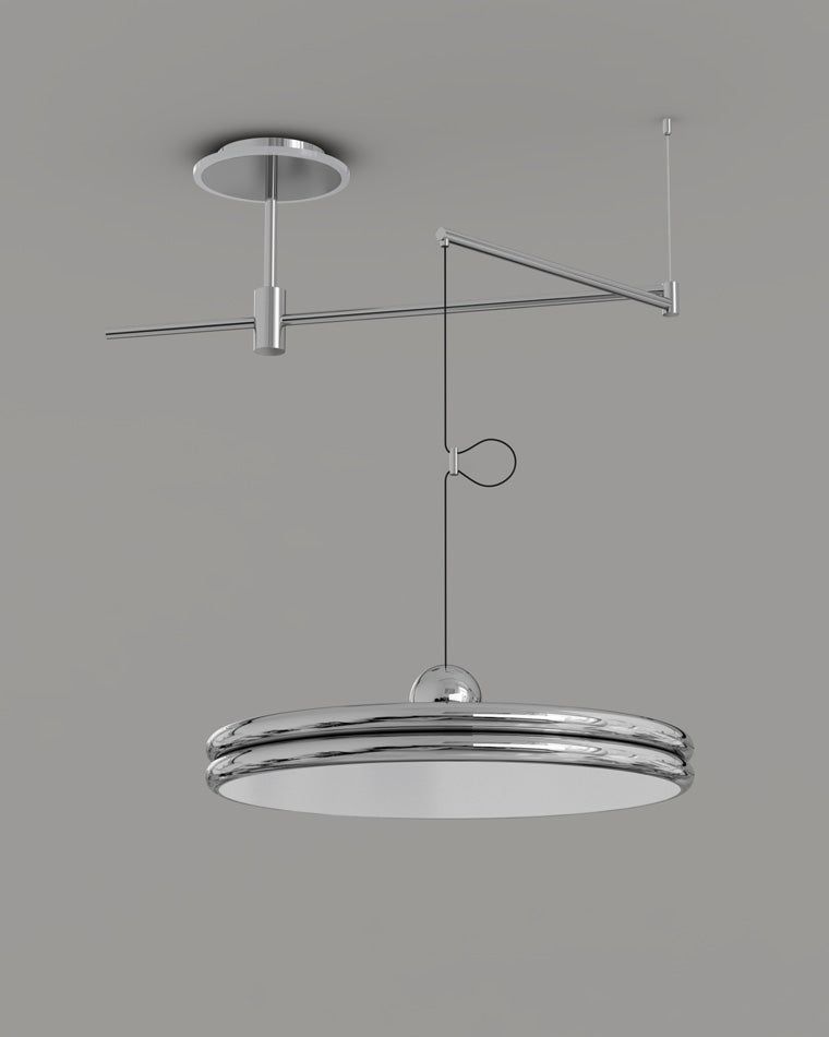 WOMO Disc Offset Pendant Light-WM2251