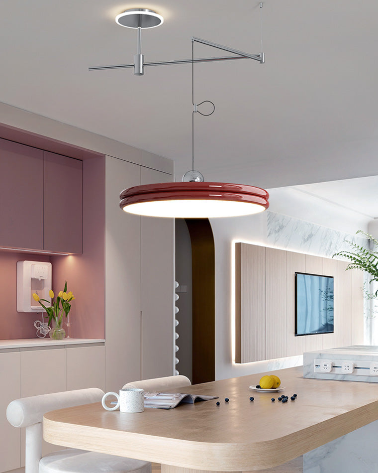 WOMO Disc Offset Pendant Light-WM2251