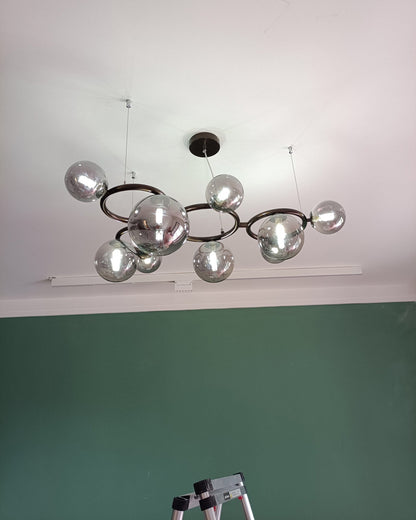 WOMO Colored Glass Ball Chandelier-WM2253