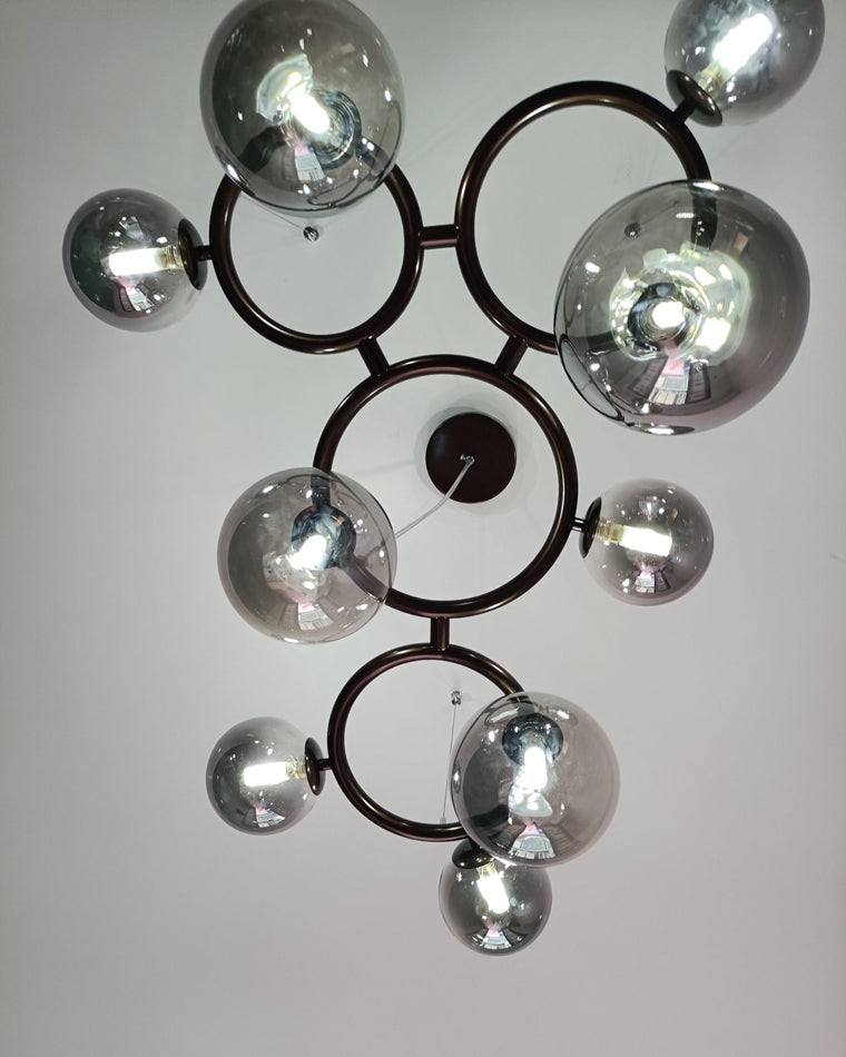 WOMO Colored Glass Ball Chandelier-WM2253