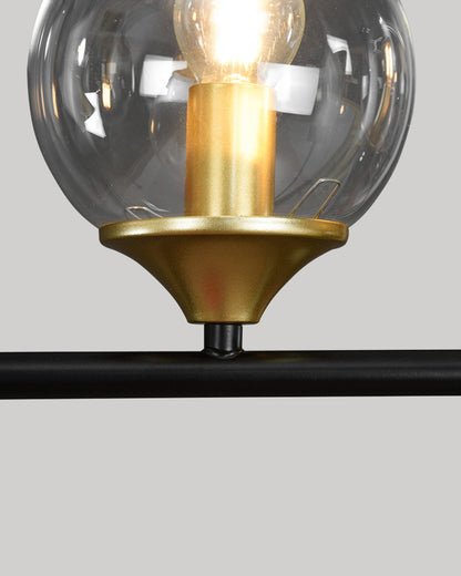 WOMO Linear Glass Globe Chandelier-WM2257