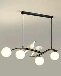 WOMO Branching Frosted Glass Bubble Chandelier-WM2258