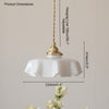 WOMO Retro Coloured/Pink Glass Pendant Light-WM2084 thumbnail