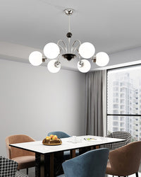 WOMO Frosted Glass Globe Chandelier-WM2304