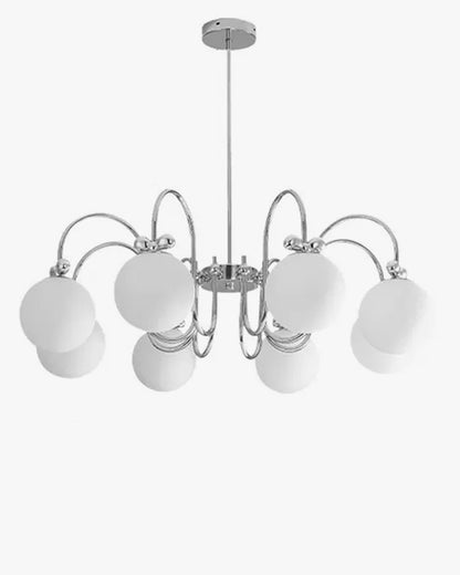 WOMO Frosted Glass Globe Chandelier-WM2305