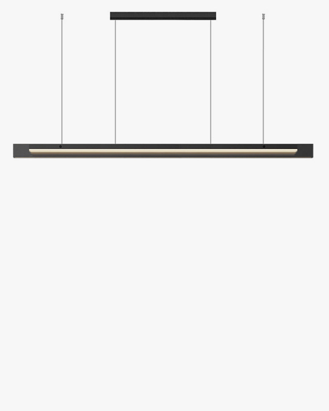 WOMO Black Glass Linear Pendant-WM2309