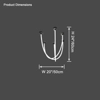 WOMO Rope Led Chandelier-WM2312