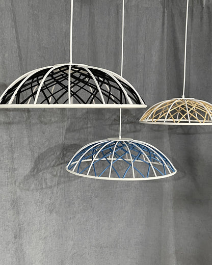 WOMO Rattan Dome Pendant Light-WM2315