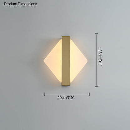 WOMO Geometric Acrylic Accent Wall Sconce-WM6083