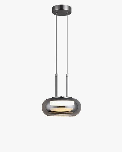 WOMO Round Smoked Glass Pendant Light-WM2322