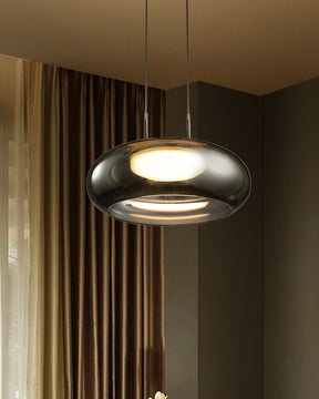 WOMO Round Smoked Glass Pendant Light-WM2322