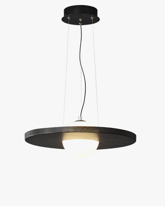 WOMO Black Disc Pendant Light-WM2324