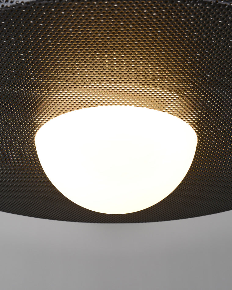 WOMO Black Disc Pendant Light-WM2324