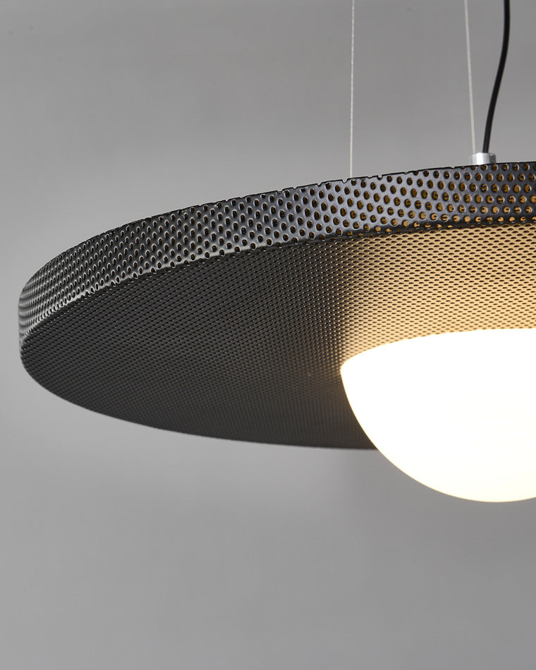 WOMO Black Disc Pendant Light-WM2324