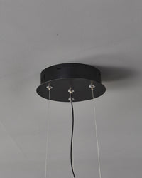 WOMO Black Disc Pendant Light-WM2324
