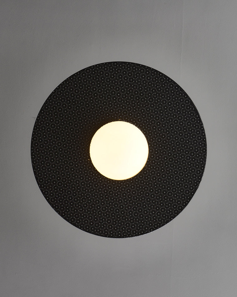 WOMO Black Disc Pendant Light-WM2324