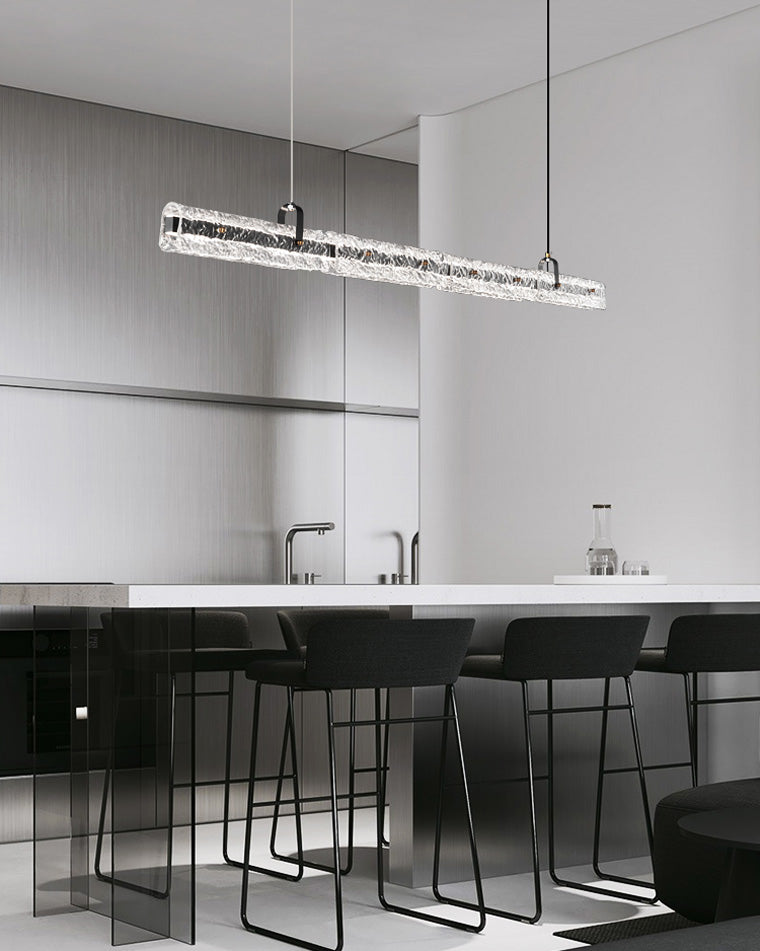 WOMO Black Linear Pendant Light-WM2332