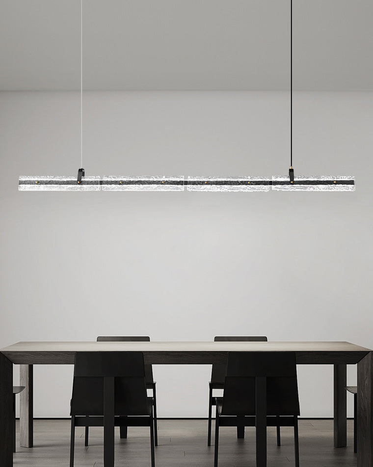 WOMO Black Linear Pendant Light-WM2332