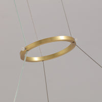 WOMO Enamel Round Brass Chandelier-WM2335