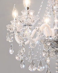 WOMO Victorian Crystal Prism Chandelier-WM2340