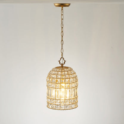 WOMO Bell Crystal Pendant Light-WM2343