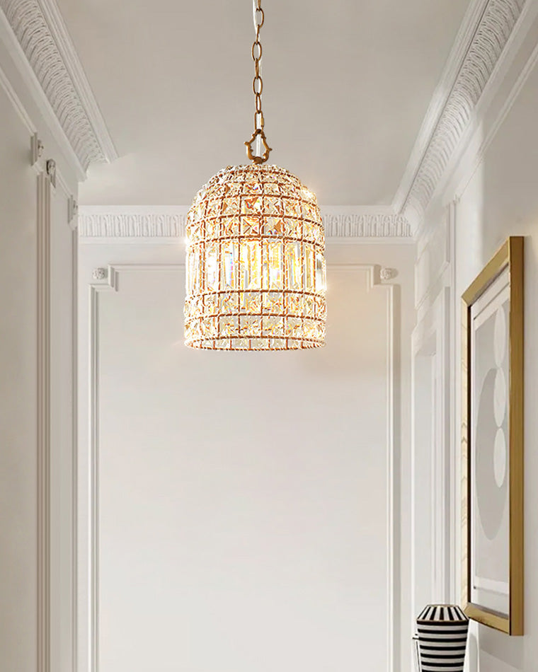 WOMO Bell Crystal Pendant Light-WM2343