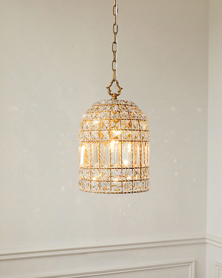 WOMO Bell Crystal Pendant Light-WM2343