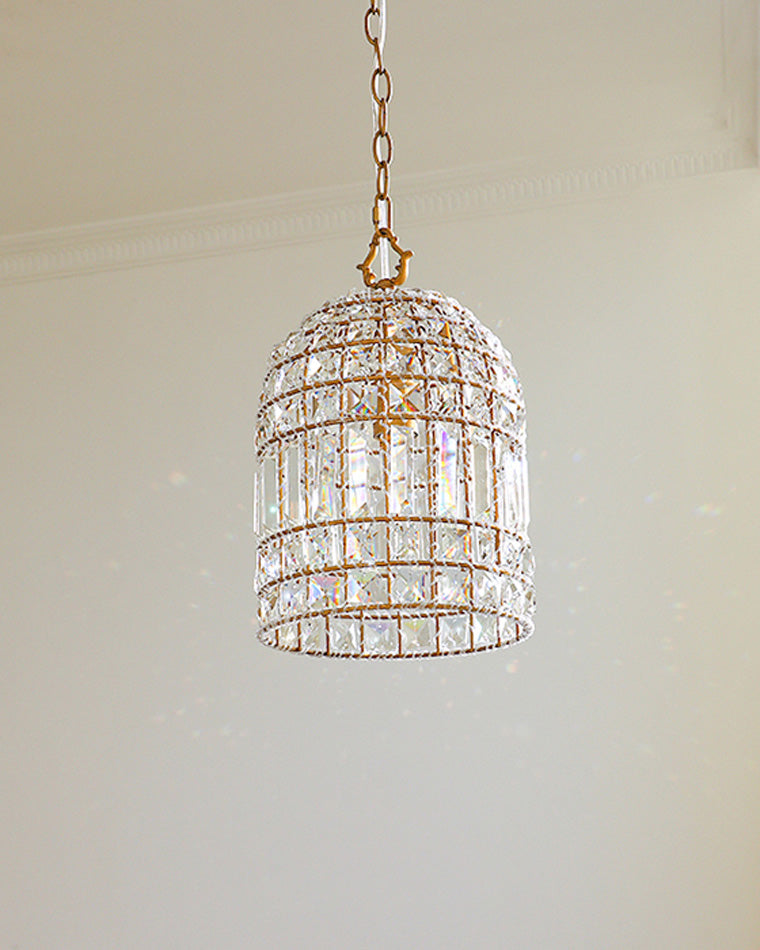 WOMO Bell Crystal Pendant Light-WM2343