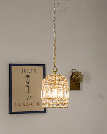 WOMO Birdcage Crystal Pendant Light-WM2343