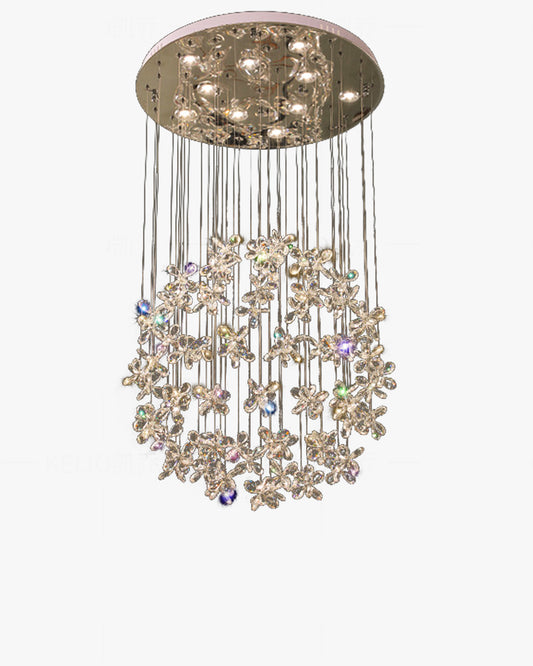 WOMO Dandelion Globe Crystal Chandelier-WM2352