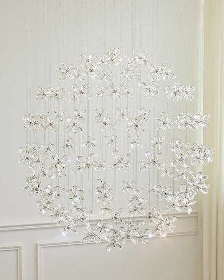 WOMO Dandelion Globe Crystal Chandelier-WM2352