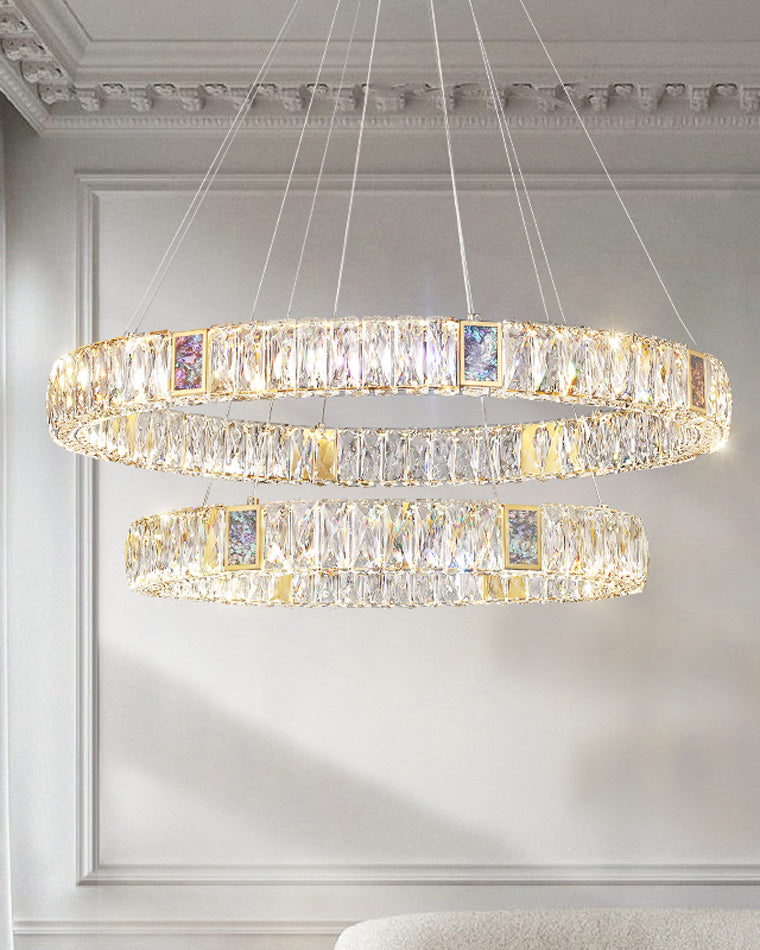 WOMO Round Crystal Chandelier-WM2355