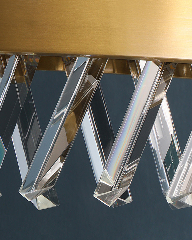 WOMO Crystal Prism Linear Chandelier-WM2360