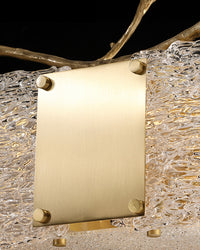 WOMO Rectangular Glass Chandelier-WM2364