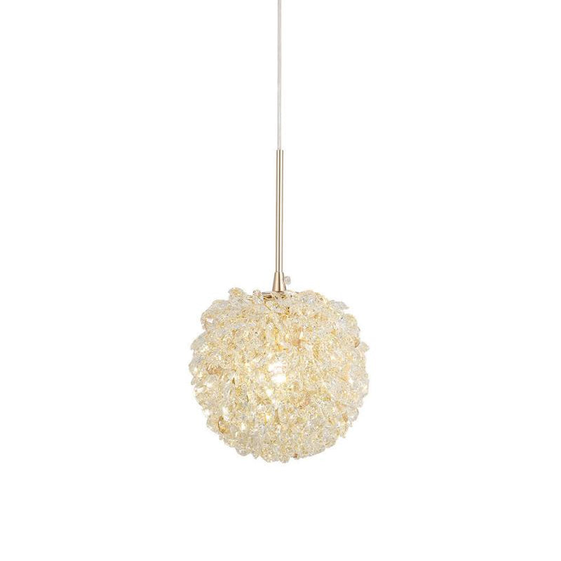 WOMO Small Crystal Globe Pendant Light-WM2367