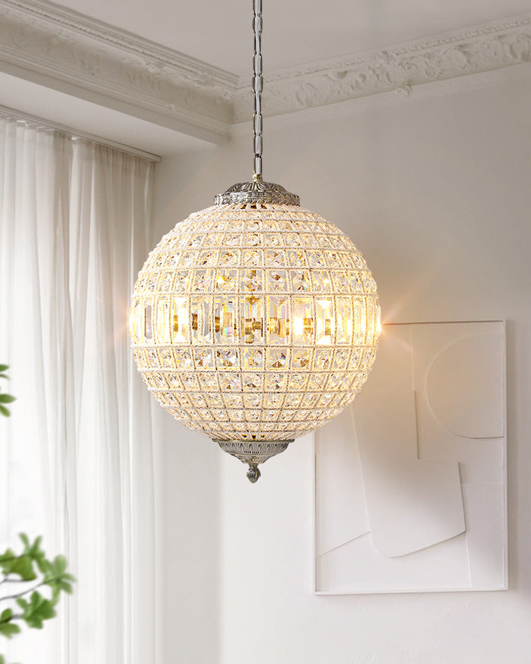 WOMO Crystal Sphere Pendant Light-WM2368