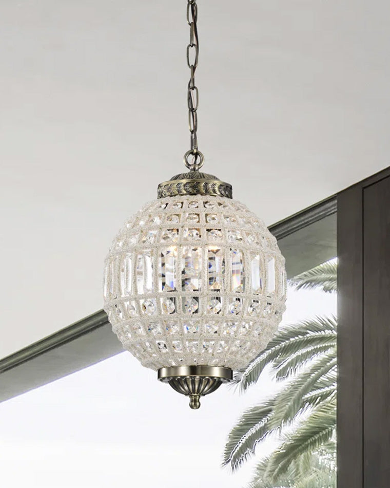 WOMO Crystal Sphere Pendant Light-WM2368