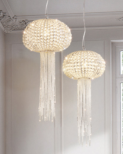 WOMO Jellyfish Beaded Crystal Chandelier-WM2371