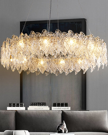 WOMO Leaf Glass Chandelier-WM2374